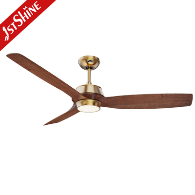 Plastic Blades 5 Speed Remote Control Ceiling Fan With Decorative Led Light
