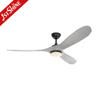 Fan Ceiling Decorative 3 Wooden Blades DC 6 Speed Remote Control Low Noise