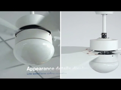 Puxe fãs de teto quietos Chain do estilo ROHS 42 polegadas decorativas para a casa