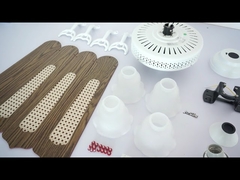 Candelabro clássico tradicional dos ventiladores de teto 52 polegadas para o restaurante