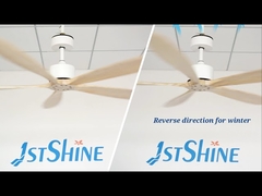 60 polegadas de ventilador de teto de lâmina de madeira de 5 com motor DC de cinco velocidades