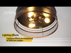 Quarto ETL 42 polegadas de ventilador de teto invisível da fazenda com luzes