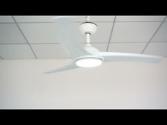 Iluminação de mudança de cor plástica de controle remoto do ventilador de teto do diodo emissor de luz de Dimmable