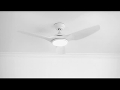 3 vento natural plástico do fã de teto do motor da C.C. das lâminas DCF FS52920 do ABS