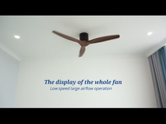 fã de teto da decoração da casa de 220V 60w com o motor de C.A. de controle remoto