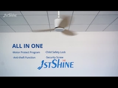 Fã de teto do perfil baixo com controlo a distância