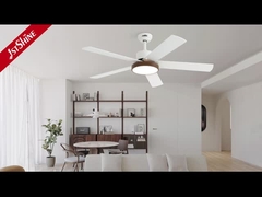 Ventilador de tecto LED inteligente com luz dimmalbe de controlo remoto