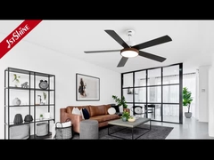 Lâmpada de ventilador de teto com motor DC de 6 velocidades de controle remoto