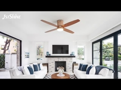 Ventilador de teto de arrefecimento com luz LED e motor DC sem ruído remoto