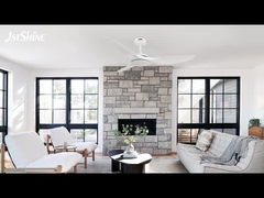 Ventilador de teto branco de 52 polegadas sem luz ABS Blade Smart APP Control