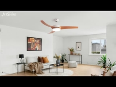 Ventilador de teto LED decorativo com controle remoto para economia de energia