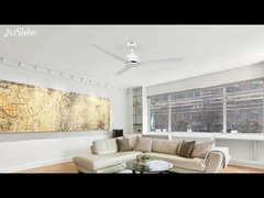 Ventilador de tecto de 52 polegadas com 6 velocidades, com controle remoto inteligente sem luz