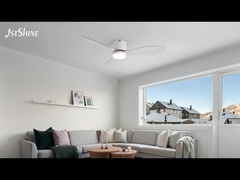 Ventilador de teto com lâmina ABS com controle inteligente de motor de corrente contínua para sala de estar