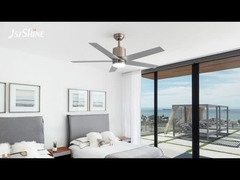 Ventilador de teto de LED apagável com controle remoto de 6 velocidades