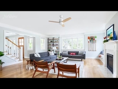 Ventilador de tecto de 36 polegadas 2 em 1 com motor DC e lâminas de MDF