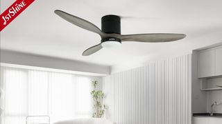 Melhor ventilador de teto de baixo perfil para decoração moderna de fazenda