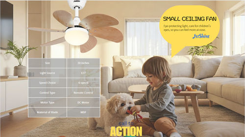 Últimas notícias da empresa sobre Luzes de ventilador para o teto do quarto dos filhos: seguras, silenciosas e projetadas para espaços modernos