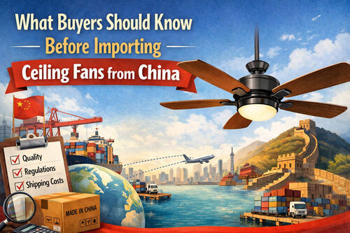 Últimas notícias da empresa sobre O que os compradores devem saber antes de importar ventiladores de teto da China