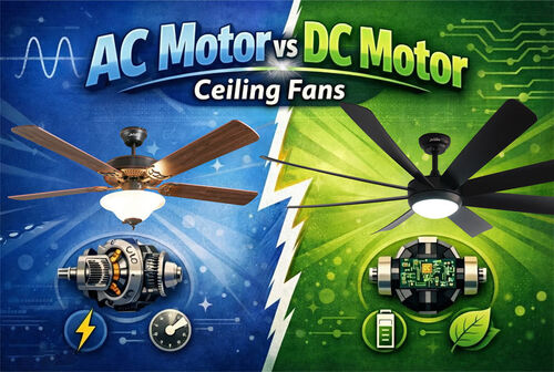 Últimas notícias da empresa sobre Ventiladores de tecto de motor AC vs DC
