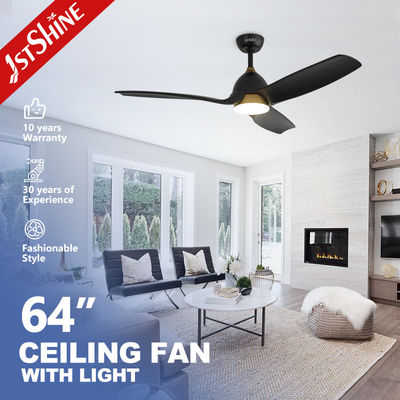 Bom preço Ventilador de tecto de madeira maciça de 62 polegadas com luz LED escura e motor DC moderno on-line