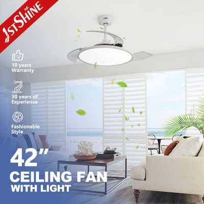 Bom preço 42 polegadas 6 velocidades Dimmable Led Ventilador de Tecto Invisível Com Luz 3 Pc Blades on-line