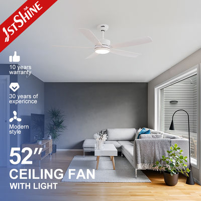 Bom preço Ventilador de teto LED moderno de 52 polegadas com controle remoto de 6 velocidades e lâmina ABS para sala de estar on-line