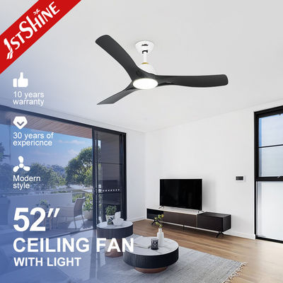 Bom preço 3 ABS Blade DC Motor silencioso Ventilador de teto LED de alta velocidade com luz on-line