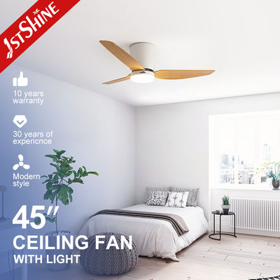 Bom preço 45 polegadas de plástico lâmina ventilador flush montar 3 lâminas Dimmable luz LED on-line