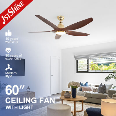 Bom preço Ventilador de teto decorativo de 60 polegadas com 5 lâminas ABS e controle remoto de 6 velocidades on-line