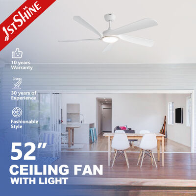 Bom preço Ventilador de teto moderno de 52 polegadas com motor DC silencioso e luz LED integrada on-line