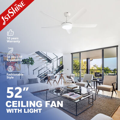 Qualidade Ventilador de Teto Moderno de 52 Polegadas com Controle Remoto e Luz LED Integrada para Resfriamento Silencioso Fábrica
