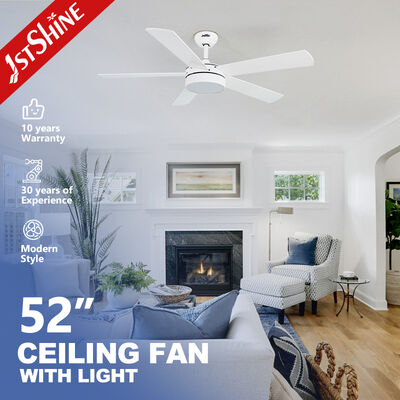 Bom preço Ventilador de teto moderno de 52 polegadas com luz LED e motor DC economizador de energia para operação silenciosa on-line