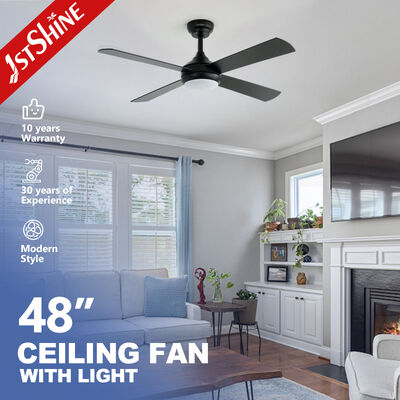 Bom preço Ventilador de teto moderno de 48 polegadas com luz com lâminas de MDF e motor AC on-line
